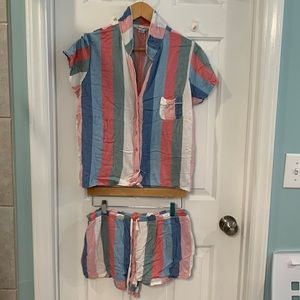 Splendid striped PJ set